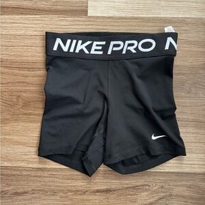 Nike Pro Women’s High Waist 3” Compression Shorts Black Dri-FIT XS